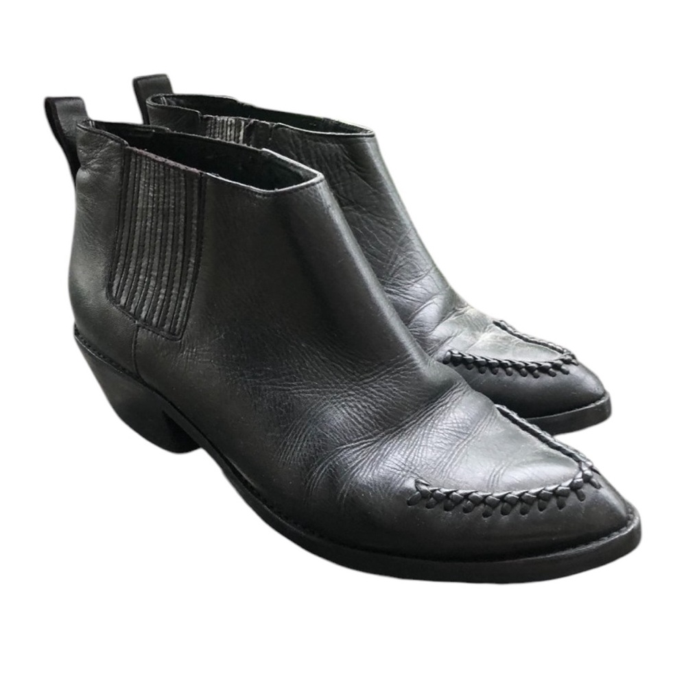 Zimmerman Weekend Boot - Black - Chelsea Western Ankle Boots - size 38 ( US 9 )